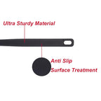 DNC Back Scrubber for Shower, Silicone Shower Brush with Long Handle Soft Bristles, Bath Body Exfoliator Washer for Men Women