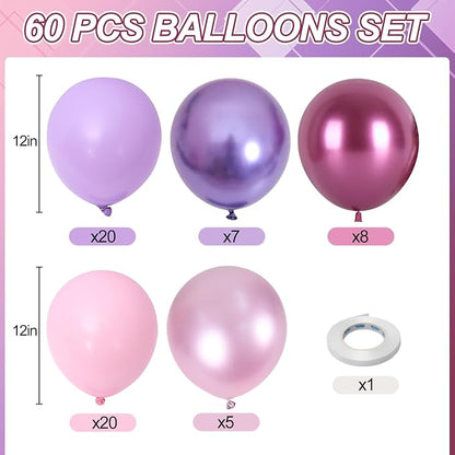 Pink and Purple Balloons - Image 2