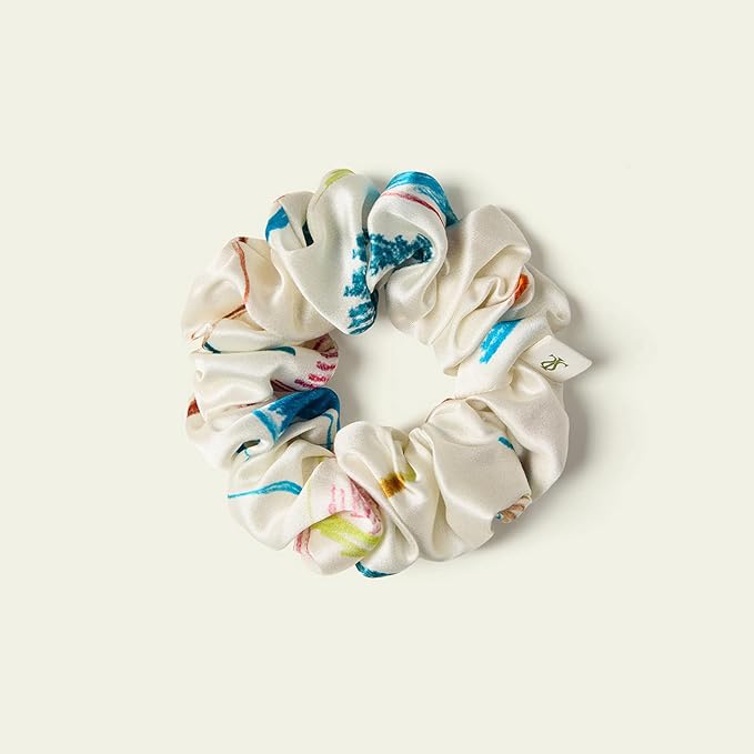 LILYSILK Silk Hair Scrunchies Ties for Frizz & Breakage Prevention 100% Mulberry No Damage Elastic Ponytail Holders, Sagittarius