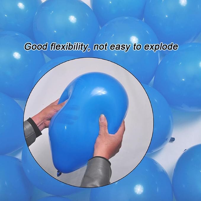 300 Pack Blue Balloons 12 inch Blue Latex Party Balloon Bulk - Image 3