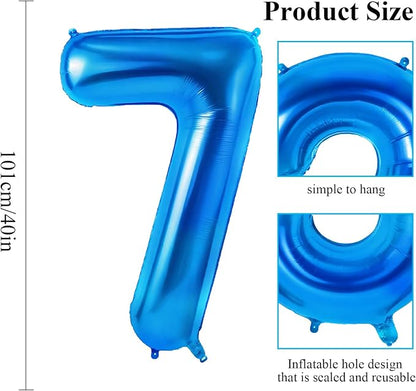 Number 67 Balloons for 67th Birthday Party Decorations, 0-100 Large No.67 - Image 2