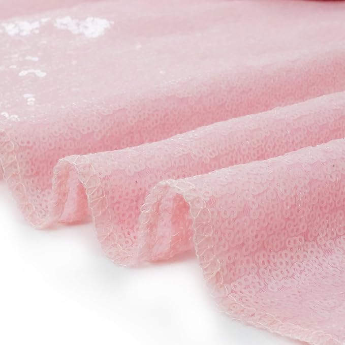 Eternal Beauty Pink 3mm Sequin Backdrop 7x7 Ft - Image 8