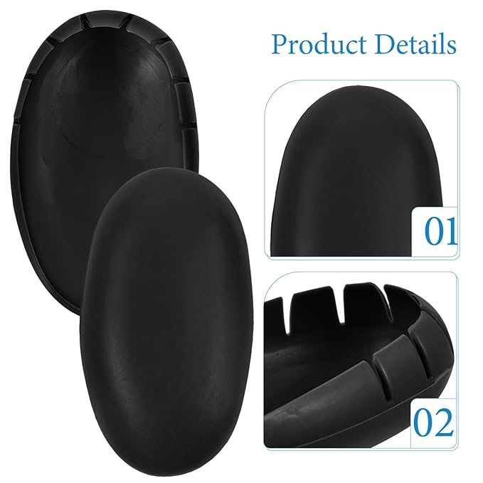 3 Pairs Ear Covers for Hair Dye Ear Protector for Hair Dryer Ear Shower Caps Ear Shield Earmuffs Hair Coloring Ear Caps for Salon Barber Home Hair Dye Bathing