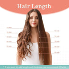 XDhair Clip in Extensions Human Hair 22 Inch 160g 7pcs Chocolate Brown to Caramel Blond Clip in Hair Extensions Real Human Hair for Women #4p27/22 inch
