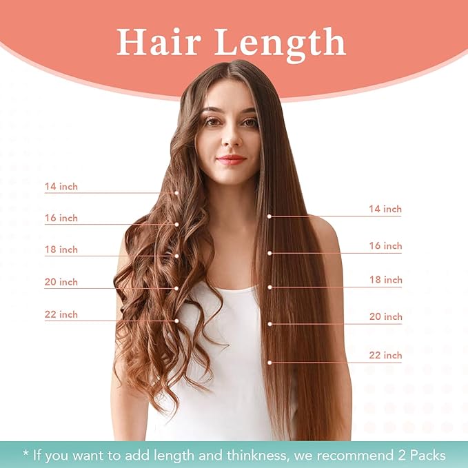 XDhair Clip in Hair Extensions Human Hair 160g 20 Inch 7pcs Chocolate Brown Mixed Caramel Blond Clip in Hair Extensions Real Human Hair for Full Head #4p27/20 inch