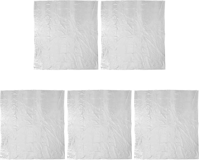 Plastic Balloon Storage Bags Designed and Creating Sturdy Large Capacity 5pcs by USHOBE