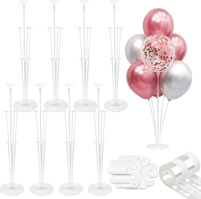 Balloon Stand kit 8 Sets 22 Pcs Balloon Stands by Ratifyale