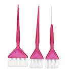 ZJchao Hair Dye Brush, Hair Color Brush Dye Applicator 3PCS with Ergonomic Handles for Dyeing, Bleaching, Treatment