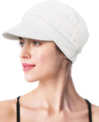 Soft Bamboo Baseball Cap for Chemo Women