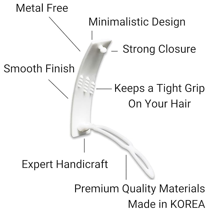 12pcs Hair Barrettes Set for Women and Girls, Hair Clips for Thick Thin Fine Hair, Non-metal Hair Accessories, Non-Slip Grip Handmade Snap Hairpin, BPA Free
