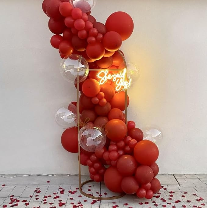 FOTIOMRG 120pcs 5 inch Red Balloons | Birthday, Graduation, Baby Shower - Image 7