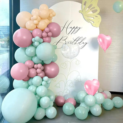 MEBAY Dusty Green Purple Nude Balloon Arch Kit - Image 6