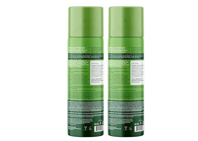 ORS Olive Oil Nourishing Sheen Spray infused with Coconut Oil 10 ounces (Pack of 3)