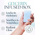 Nurture by Nature Ocean Escape Spa Gift Baskets for Women - 4 Piece Ocean Home Self Care Gift Set with Body Scrub, Bath Salts, Soap & Hand Cream - Pamper Gifts for Women Relax - Cruelty Free & Vegan