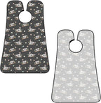 Non-Stick Beard Shaving Bib, Hair Catcher Apron with Suction Cups, Waterproof Grooming Tool for Men Husband, Cute Cartoon Koala and Flowers Floral Shave Bib