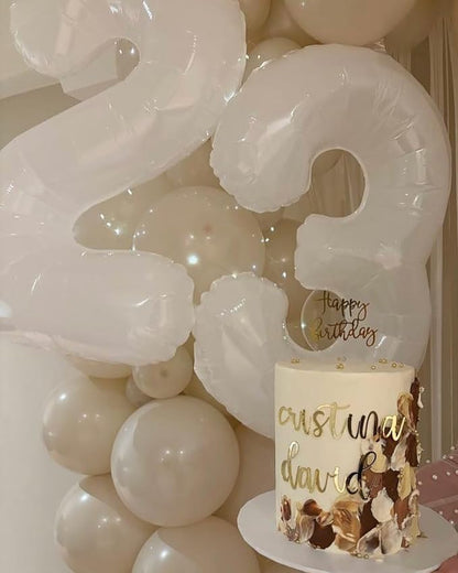 White Number 2 Balloon 40 Inch - Image 9
