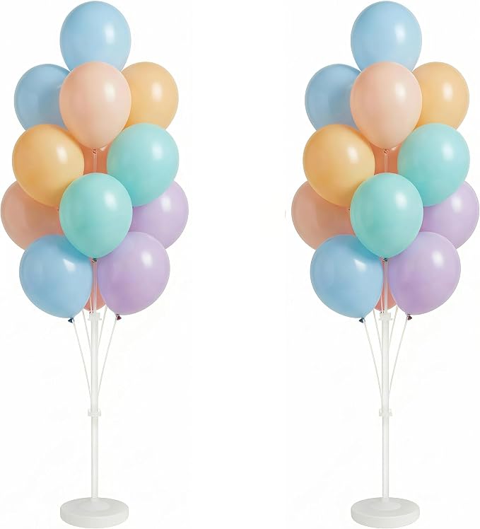 Balloon Column Stand Kit with Balloons, Base and Pole, Balloon Column Kit by Tosuced