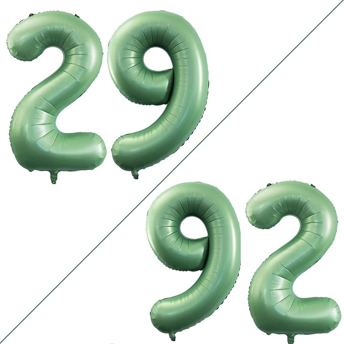 Number 29 Balloons for 29th Birthday Party Decorations, 42 Inch Jumbo Foil by GOER
