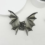 3 Pieces Large Metal Spider Net Bat Hand Hair Claw Clips for Women and Girls Thick Long Hair, Gothic Decor Skeleton Spooky Hair Styling Accessories for Halloween Christmas Gifts