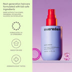 Evereden Kids Detangler Spray: 4-in-1 Leave-In Hair Spray | Detangle, Moisturize, & Protect | Easily Tackle Even the Toughest Knots | Clean & Vegan All types of Hair Product for Kids