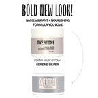 Overtone Semi Permanent Hair Color Conditioner, Cruelty-Free Hair Tint/Dye - Serene Silver, 8 oz, Nourishing, Damage-Free, Color Depositing Mask for All Hair Types with Shea Butter & Coconut Oil