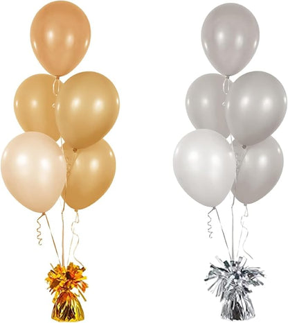 Chochkees Gold Metallic Balloon Weights, Novelty and Gag Gifts, 5.5" Inches - Image 7