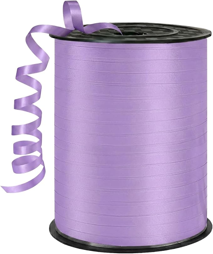 500 Yards Curling Ribbon， Light Purple Balloon String Ribbon，for Gift by Unknown