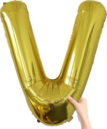 Letter Balloons Gold Party Balloon - Image 2