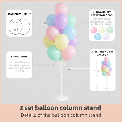 Pastel Balloon Column Kit Set of 2-Balloon Column Kit - Image 3