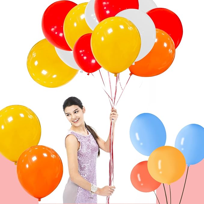 18 Inch Yellow Balloons 12 Pack Large Latex Party Balloons Round Helium Balloon - Image 5