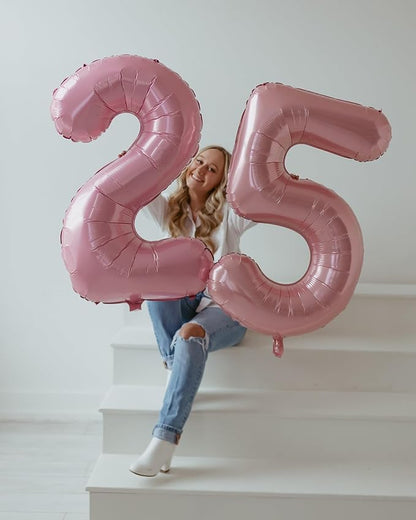 Pearl Pink Number 3 Balloon 40 Inch - Image 9