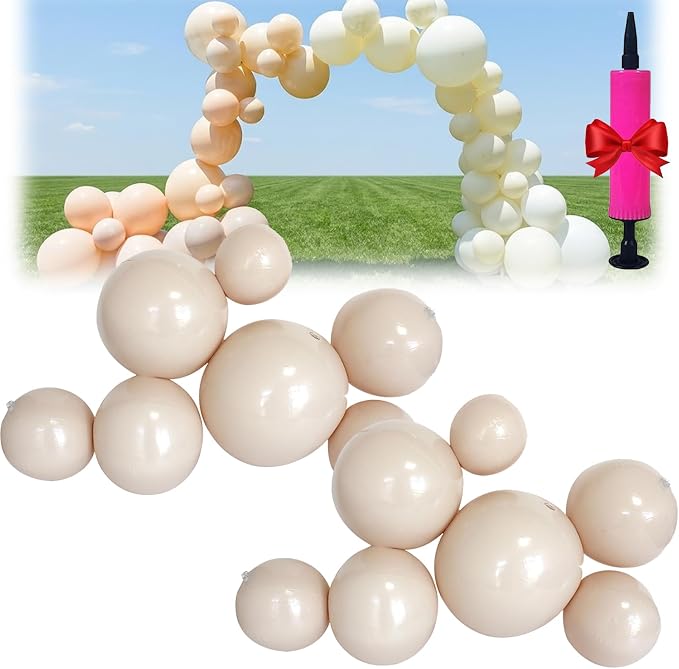 Reusable Inflatable Balloon Garland Arch Kit, 43in/15in Linked Pvc Balloons by Unknown