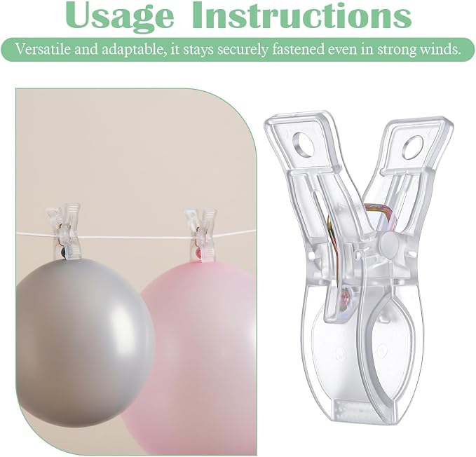 10 Pack Balloon Arch Clips Spring Clamps Balloon Clips - Image 4