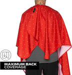 Barber Strong The Barber Cape Haircut Cover for Men, Hair Repelling and Static-Reducing Material, Water Resistant Fabric