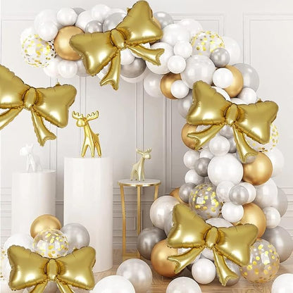 Party Era® 6 Pieces Bow Balloons, Wedding Bridal Shower, Baby Shower, Balloon - Image 3