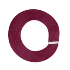 YoungSee Tape in Hair Extensions Magenta Human Hair Tape in Extensions Rosein 16 Inch Tape Ins Human Hair Extension Colored 10pcs 25g for Cosplay