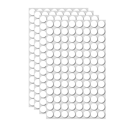 Glue Dots Double Sided 400 PCS, 0.79 Inch Clear Sticky Tack, Transparent by Duccinp