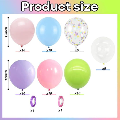 Pastel Balloons, Pastel Color Ice Cream Balloon - Image 2