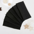 Black Headbands for Women Wide Non Slip Head Bands Soft Elastic Thick Hairbands for Women's Hair Fashion Workout Yoga Hair Accessories, 6 Pack