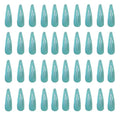 2 Inch Blue Green Hair Clips Barrettes Metal Snap Clips for Women Durable Water Drop Ideal Hair Accessories for Hairdressing Wedding and Everyday Use 20 pcs