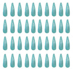 2 Inch Blue Green Hair Clips Barrettes Metal Snap Clips for Women Durable Water Drop Ideal Hair Accessories for Hairdressing Wedding and Everyday Use 20 pcs