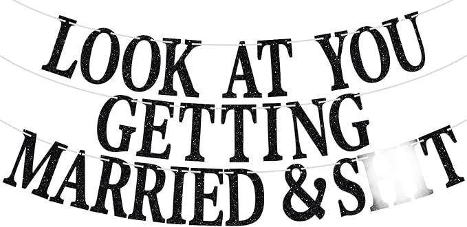 Look at You Getting Married Banner by Tivurcia