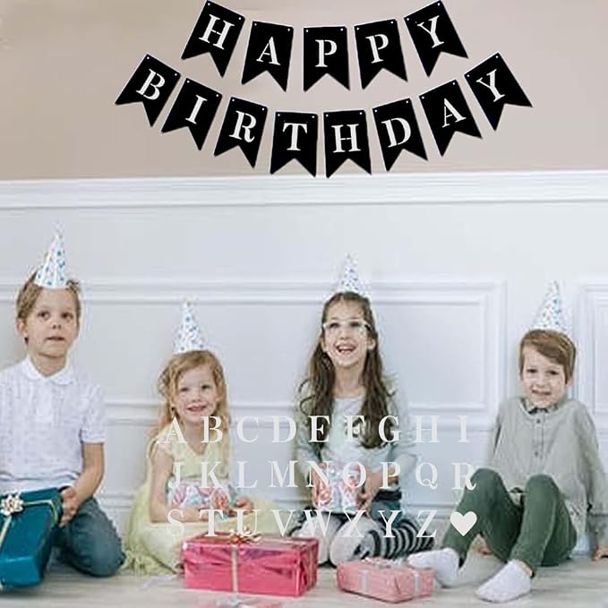 DIY Black Custom Banner Kit, Funny Customize Your Party Banner Signs, Custom - Image 5