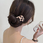 French Hair Pins Tortoise Shell French Hair Forks U Shaped French Pins 2 Prong Hair Sticks Acetate Chignon Pin for Women Hairstyle Accessories 2 Pack