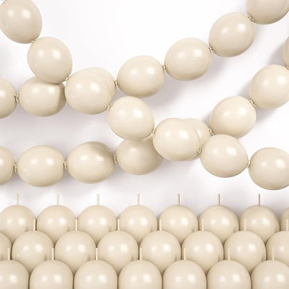 White Linking Balloons by Hapmori