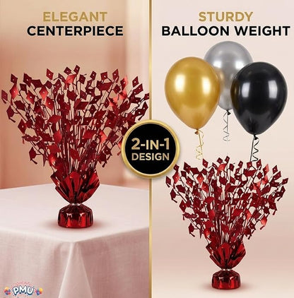PMU Red Graduation Balloon Weights, Graduation Centerpieces - Image 4