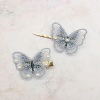 WHITEBRIDGE 12pcs Colorful Butterflies Barrettes Hair Clips for Hair Decoration - Colorful Butterfly Hair Clips For Women Girls.