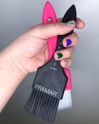 Framar Power Painter Hair Dye Brush - Hair Coloring Brush, Hair Dying Brush to Apply Hair Color, Blending Hair Color Brush Set, Balayage Tools, Dye Application Brush to Paint Hair, Tint Brush - 2 Pk