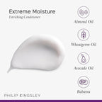 PHILIP KINGSLEY | Moisture Extreme Enriching Conditioner | For Curly, Dry, Damaged Hair | Moisturizes, Hydrates and Adds Shine| Detangles and Controls Frizz, Adds Shine | 6.76oz