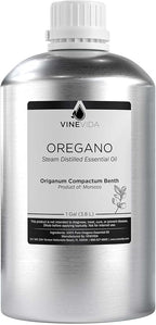 VINEVIDA Oregano Essential Oil - Gallon Oregano Oil Undiluted - Bulk Gallon Essential Oil for Soap Making Safe for Skin - DIY Candle Scents for Candlemaking Scents - 8 lbs Oregano Oil